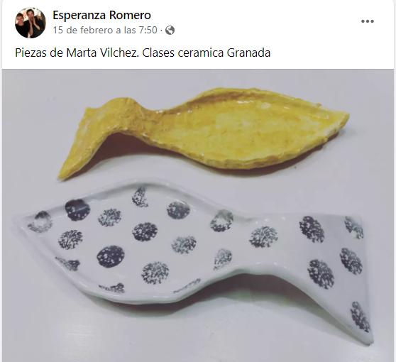 Esperanza's ceramic class