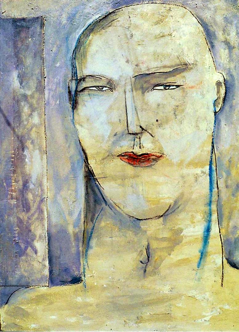 Cabeza de Hombre / Man´s Head 104x75 cm.   1992